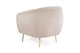 Atelier Del Sofa Sillón Orejero Beige 70x82x82 cm